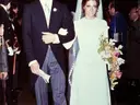 Maurizio Gucci and Patrizia Reggiani at their 1973 wedding, before their bitter divorce and his murder in 1995